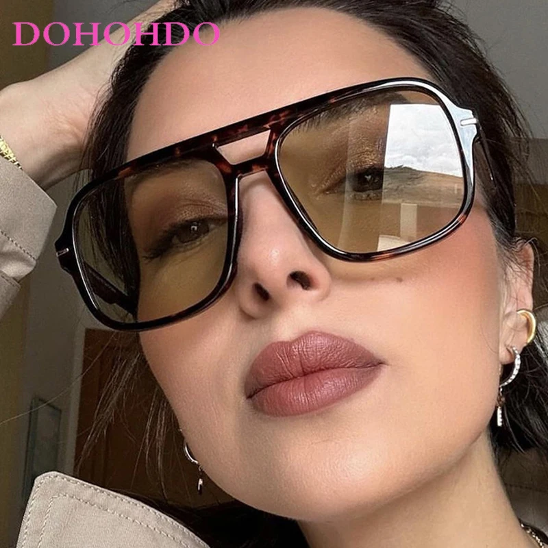 

Fashion Luxury Designer Sunglasses Women Pilot Retro Driving Sunglass Men Oversized Square Fishing Driving Shades Eyewear UV400