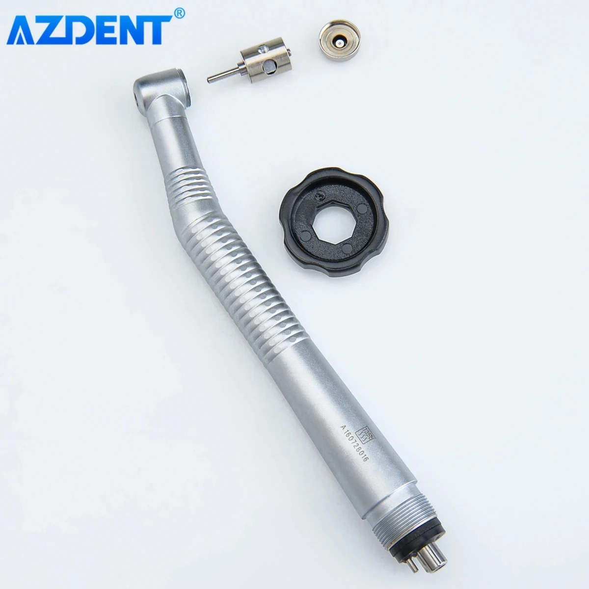 AZDENT Dental High Speed Handpiece Standard Head Push Button Single Way Spray Dentistry Medical Turbine Handpiece