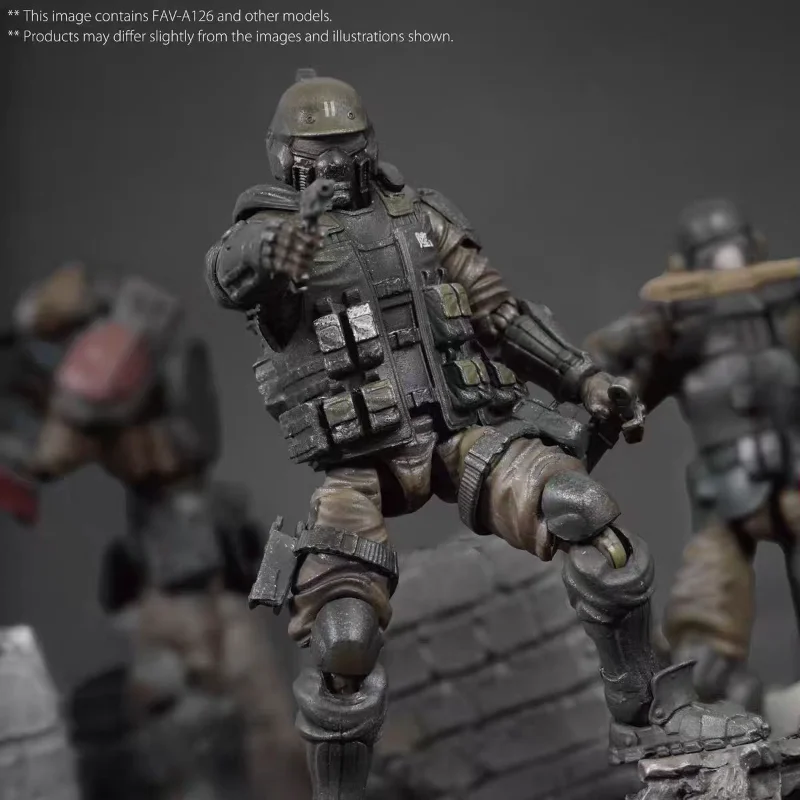 Figurka Akcji Żołnierza Kaiho Commando FAV-A126 Acid Rain War, Model Ruchomy, Kolekcja Zabawek, Prezent - Dostępna od Ręki