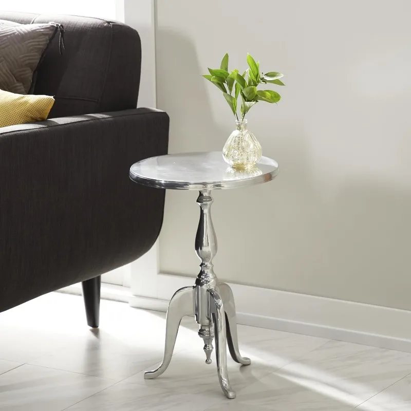 

79 Accent Table, 22" x 15", Silver,30567