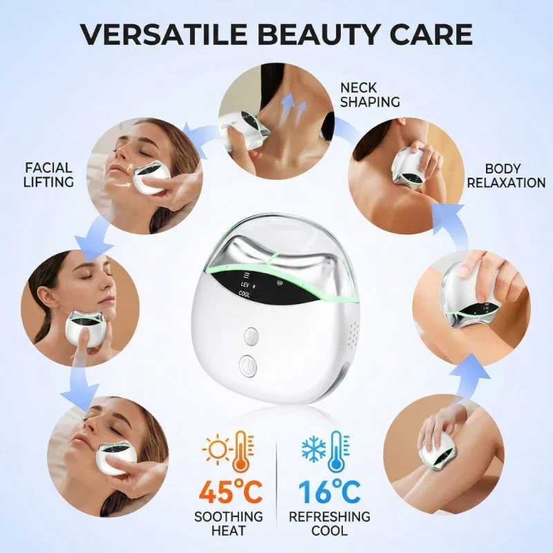 2026 new facial and neck beauty massage for relaxation, beauty, hot and cold pressing, firming and youthfulness