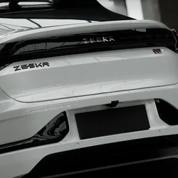 For Geely Zeekr 001/X/007/009 Special Modified Matte Metal Car Tail Mark Tailgate Decorative Labeling Frame Garnish Sticker