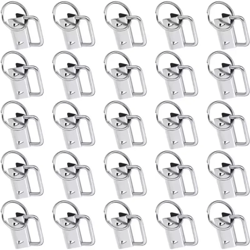 5/10/20/40pcs/set keychain tail clip set decorative keychain DIY hardware keychain pendant making accessories