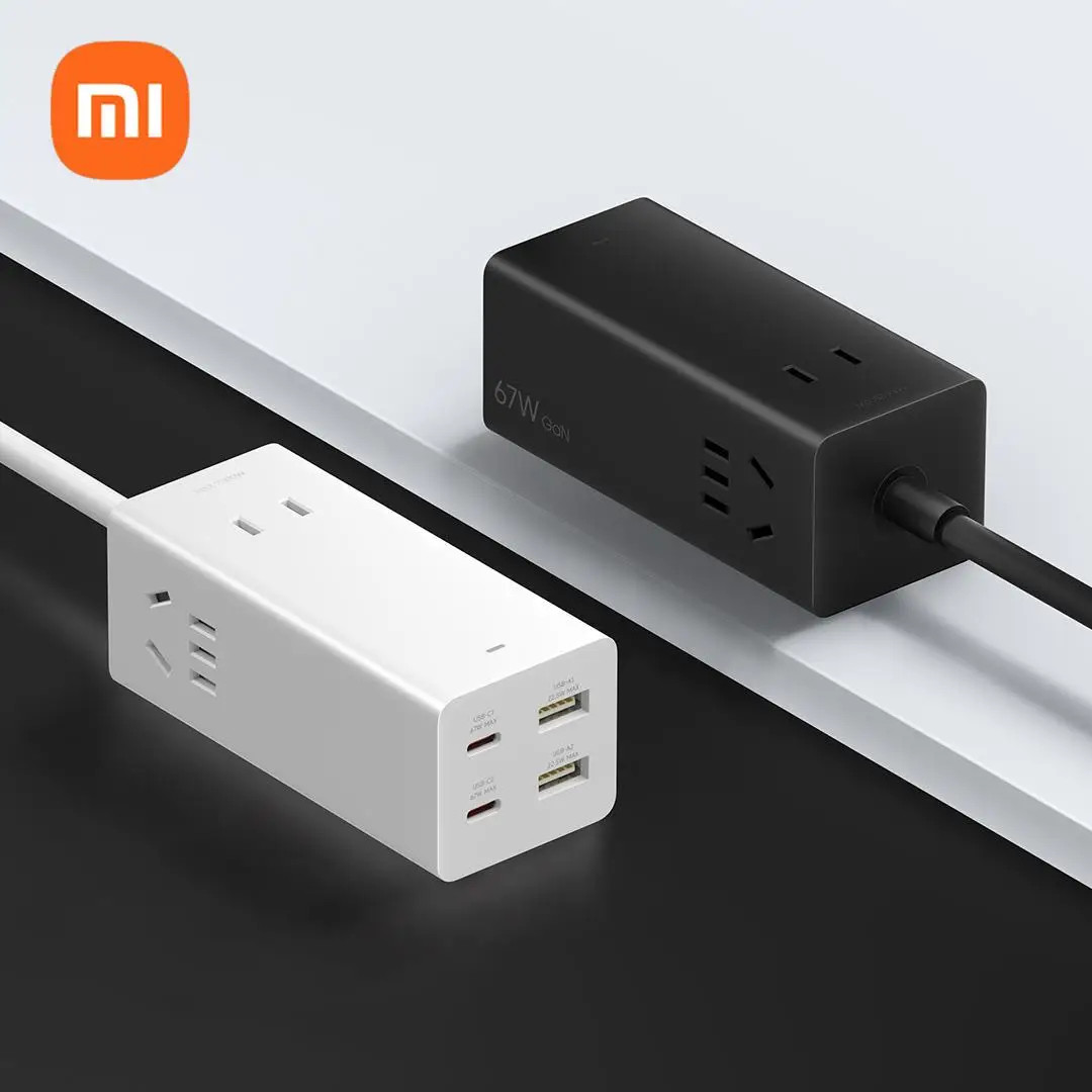 xiaomi mijia 67W desktop quick-charge socket patch board strip socket gallium nitride charging