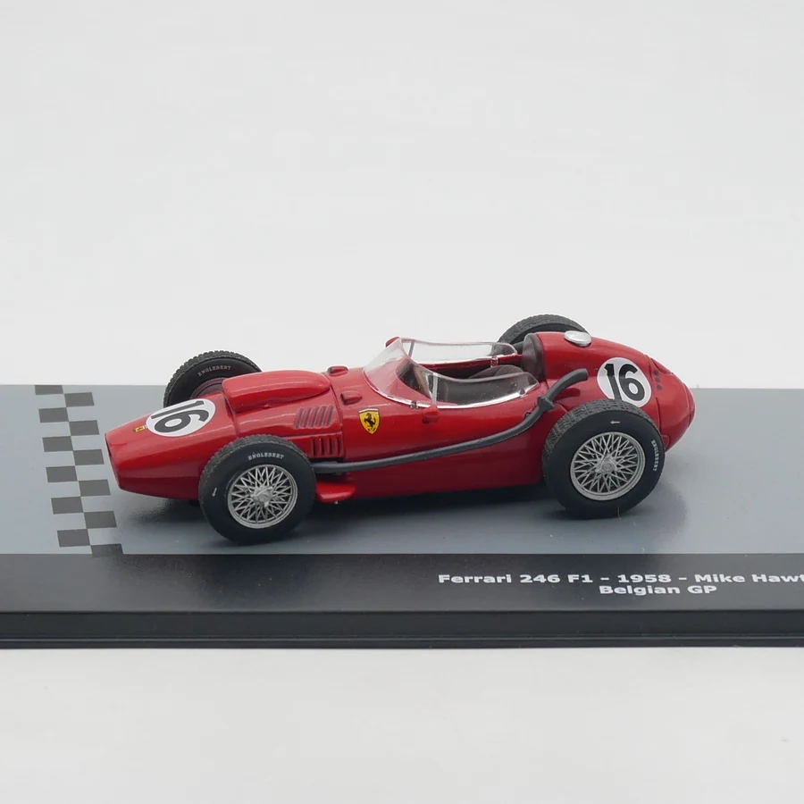 Toy Vehicle Collection Ixo 1:43 246 F1 Mike Hawthorne Belgian GP 1958 Racing Diecast Car Model