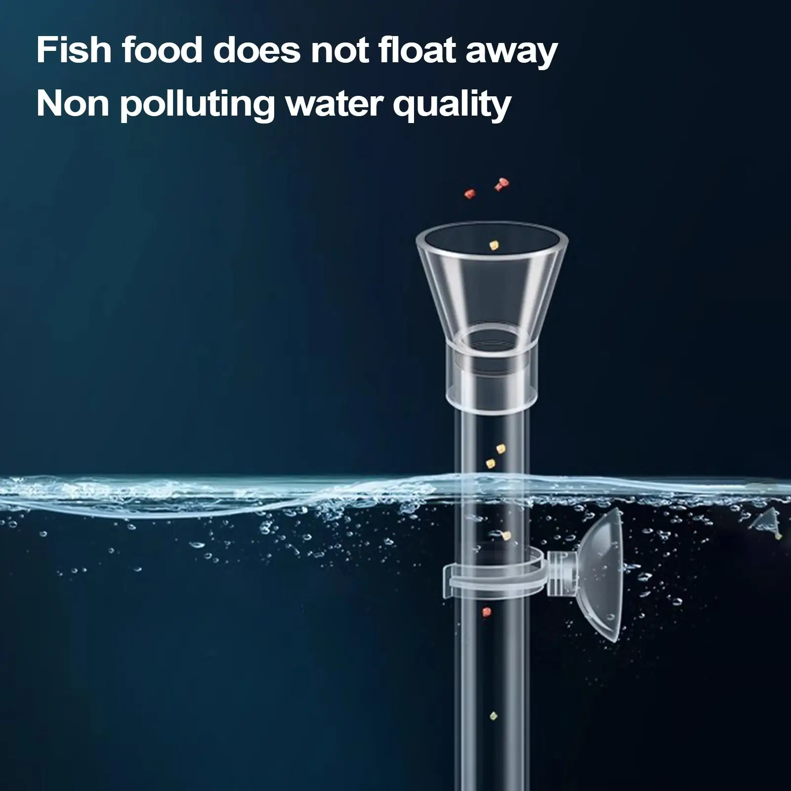 

Acrylic Aquarium Feeder Tube Dish Transparent Fish Tank Shrimp Snail Shrimp Food Feeder Bowl Aquarium Feeding Accessories