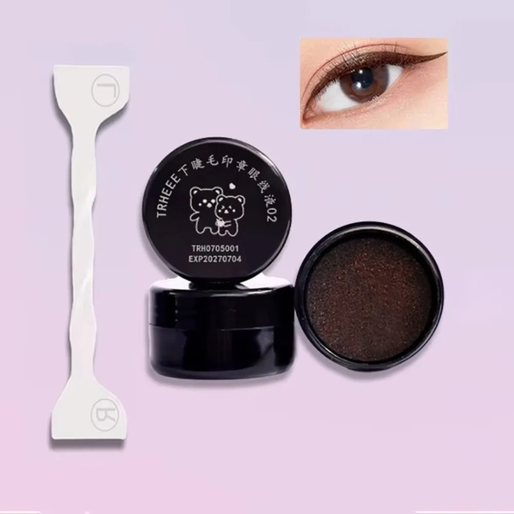Sello delineador de ojos líquido resistente al agua, sellos de extensión de delineador de ojos triangular de secado rápido DIY, sello de pestañas de larga duración, juego de sellos delineador de ojos