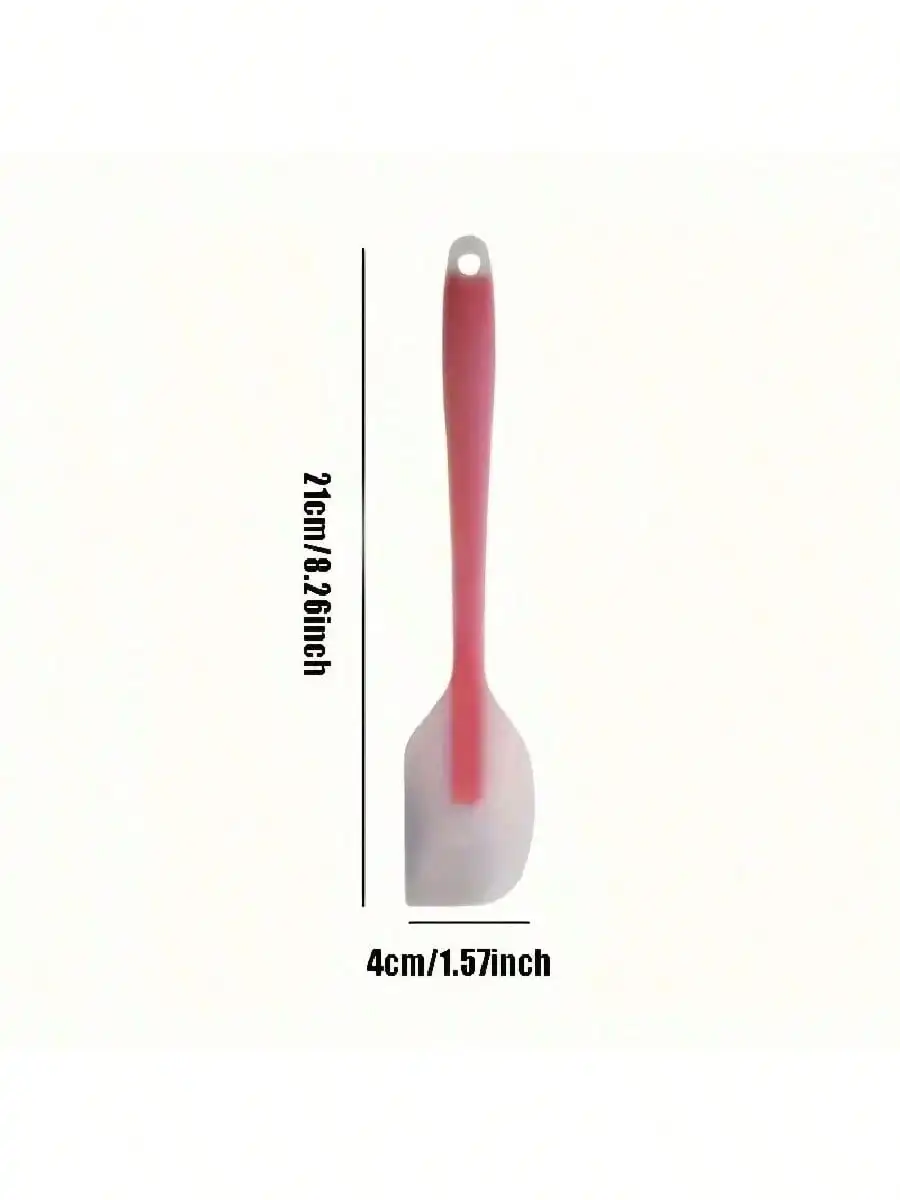 1/2/3/4/6pcs,Mini Silicone Spatula, High Temperature Resistant Cream Spatula, Mixing And Baking Tools, Kitchen Utensils