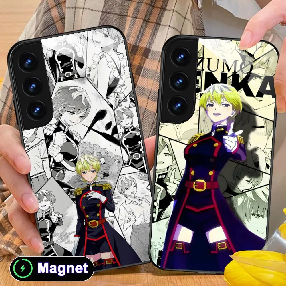 Mato seihei no slave Tenka Izumo Phone Case for Samsung Galaxy S26 S25 S24 S23 S22 S21 S20 Note20 Plus FE Ultra Glass Magnet