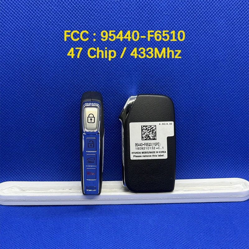 CN051098 Second Original 5 Button Genuine Smart Remote Control Key 47 Chip 433MHz FCC 95440-F6510 TQ8-FOB-4F34 For KIA K7 2018