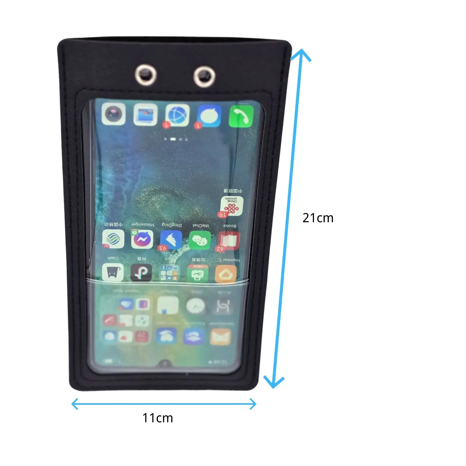 Borsa riutilizzabile in pelle riutilizzabile per telefono per la privacy per eventi Blocco fotocamera fino a 6,9" per matrimoni, feste e uso confidenziale