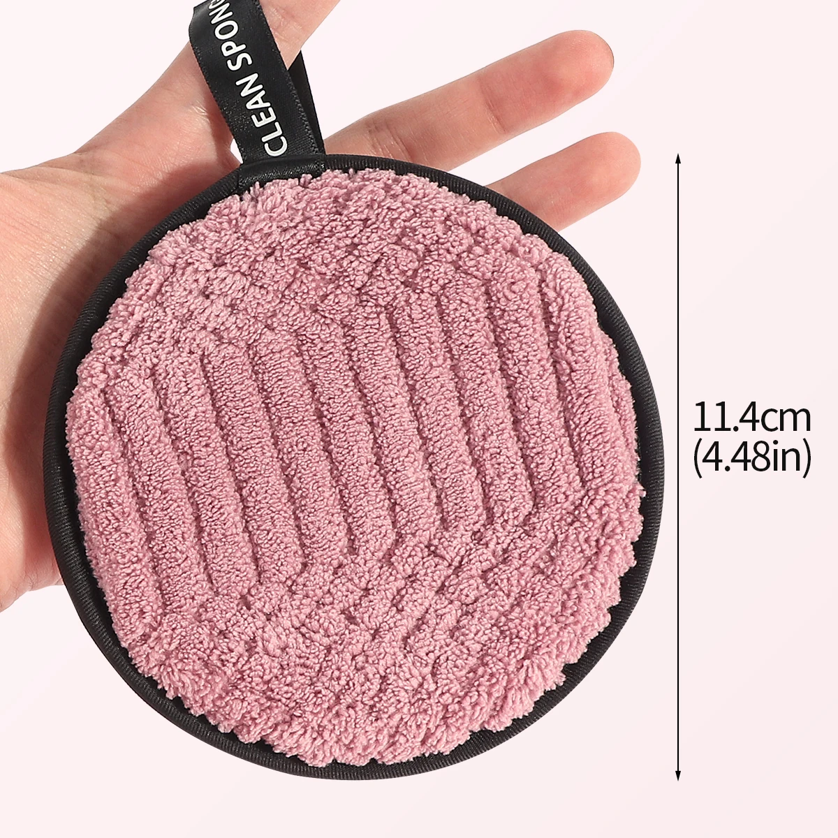 3PCS Reusable Makeup Remover Pads Cotton Face Towel Microfiber Make Up Wipes Washable Cotton Pads Skin Friendly Cleansing Puff