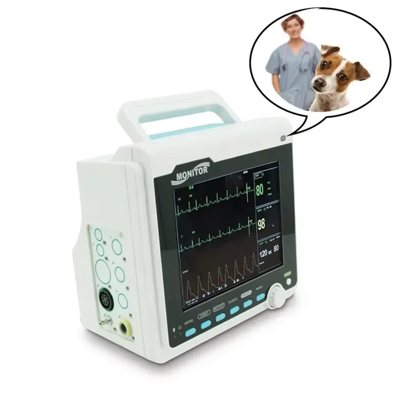 Hot Sale Diagnosis CMS6000 VET Veterinary Medical Equipment Pet Use Patient Monitor Medical Monitor