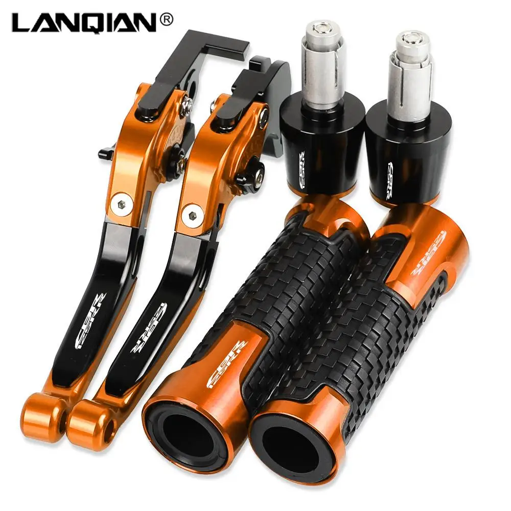 

For HONDA CBR125RR 2005 2006 2007 2008 2009 2010 Motorcycle Brake Clutch Levers Non-slip Handlebar Handle Hand Grips Bar Ends