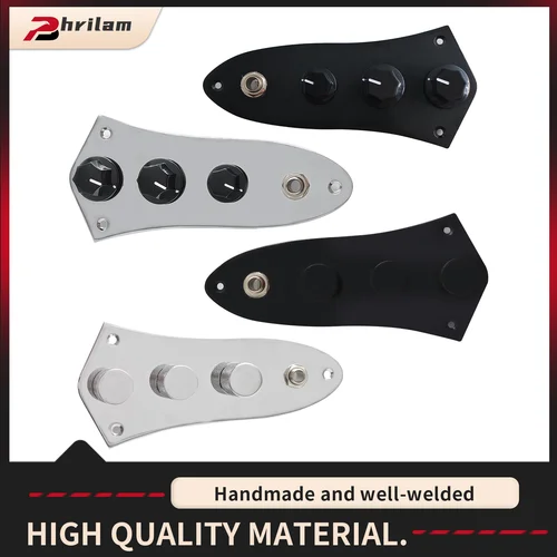 Imagen 1 del producto PHRILM Placa de control de bajo J cargada Placa de control JB de bajo de jazz precableada con arnés de cableado para bajo de jazz