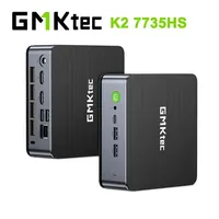 GMKtec NucBox K2 Mini PC Ryzen 7 7735HS WiFi 6 BT 5.2 Windows 11 DDR5 4800MHz NVME PCle 4.0 SSD Desktop Gaming Computer