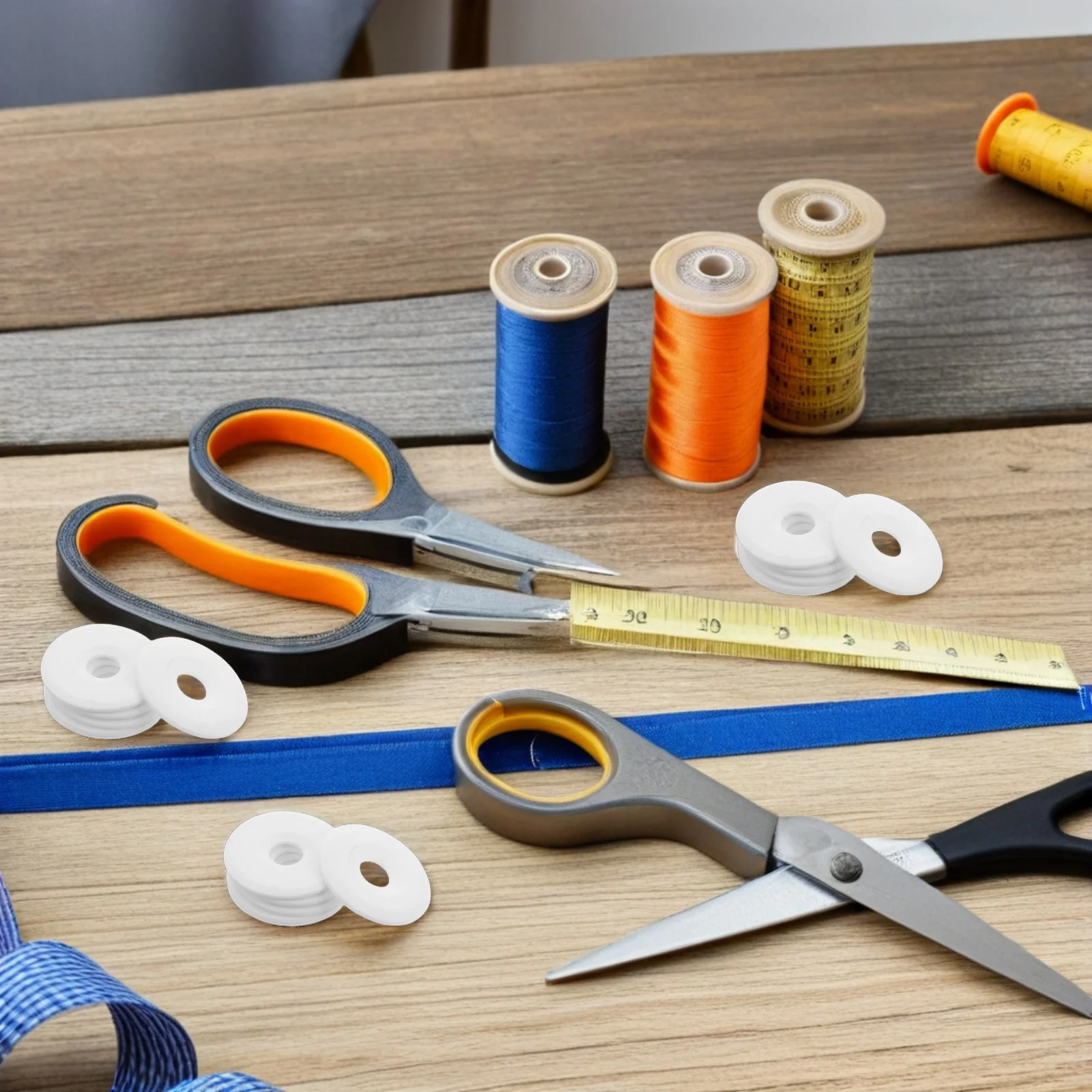 

30pcs Ceramic Yarn Guide 30Mm Thread Eyelet For Textile Machinery Wear Resistant Sewing Machine Accessories - Industrial Yarn