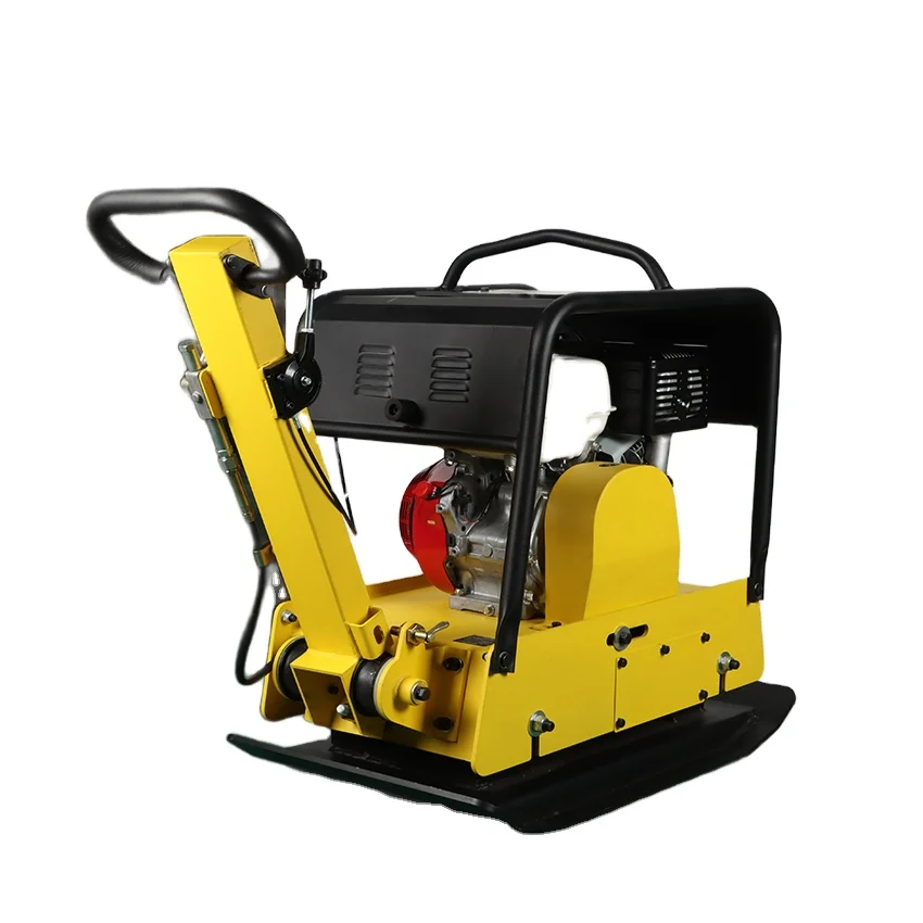 Double-Direction Walk-Behind Vibrating Plate Compactor 90cm Depth Soil Reversible Plate Compactor CE Engine