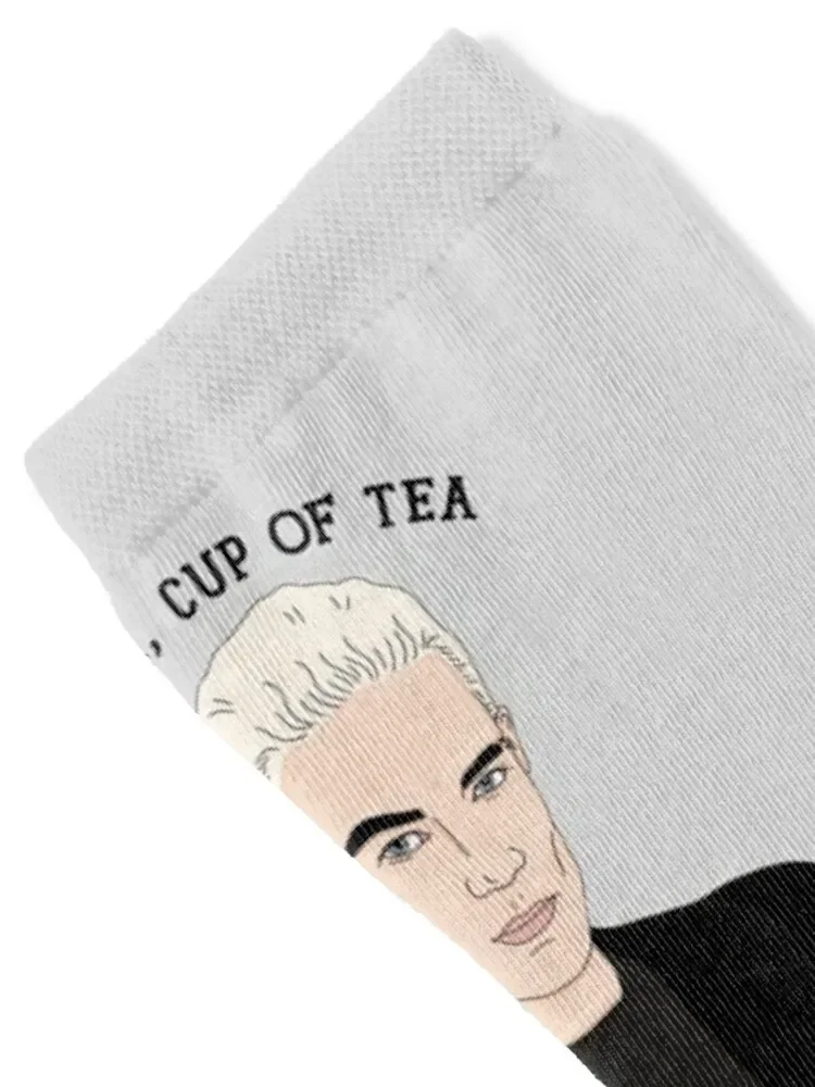 Spike Tea Quote BTVS Socks sheer crazy new in's anti-slip Designer Man Socks Women's