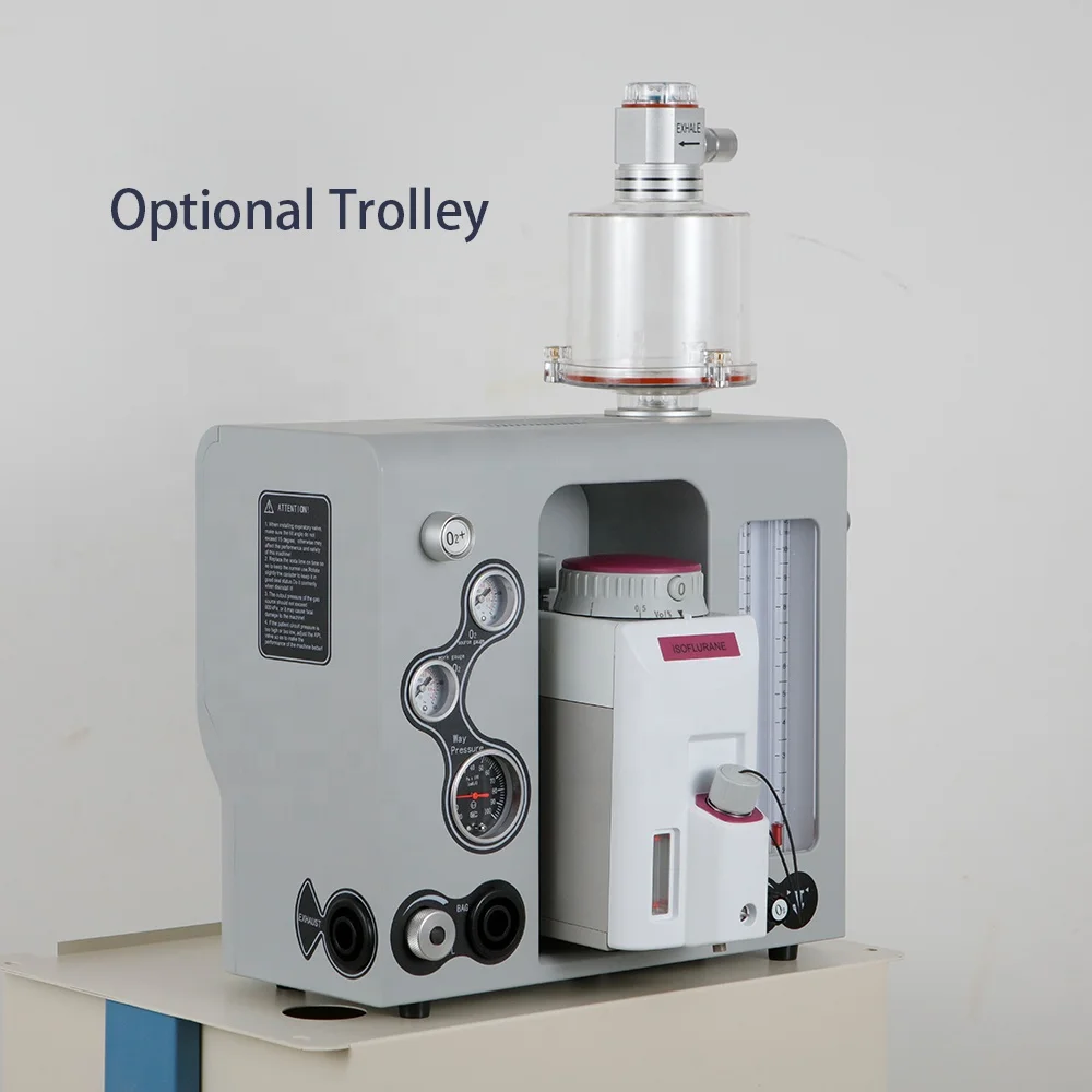 Maquina De Medical Equipment Animal Vet Gas Machine Pet Portable Veterinary Machine