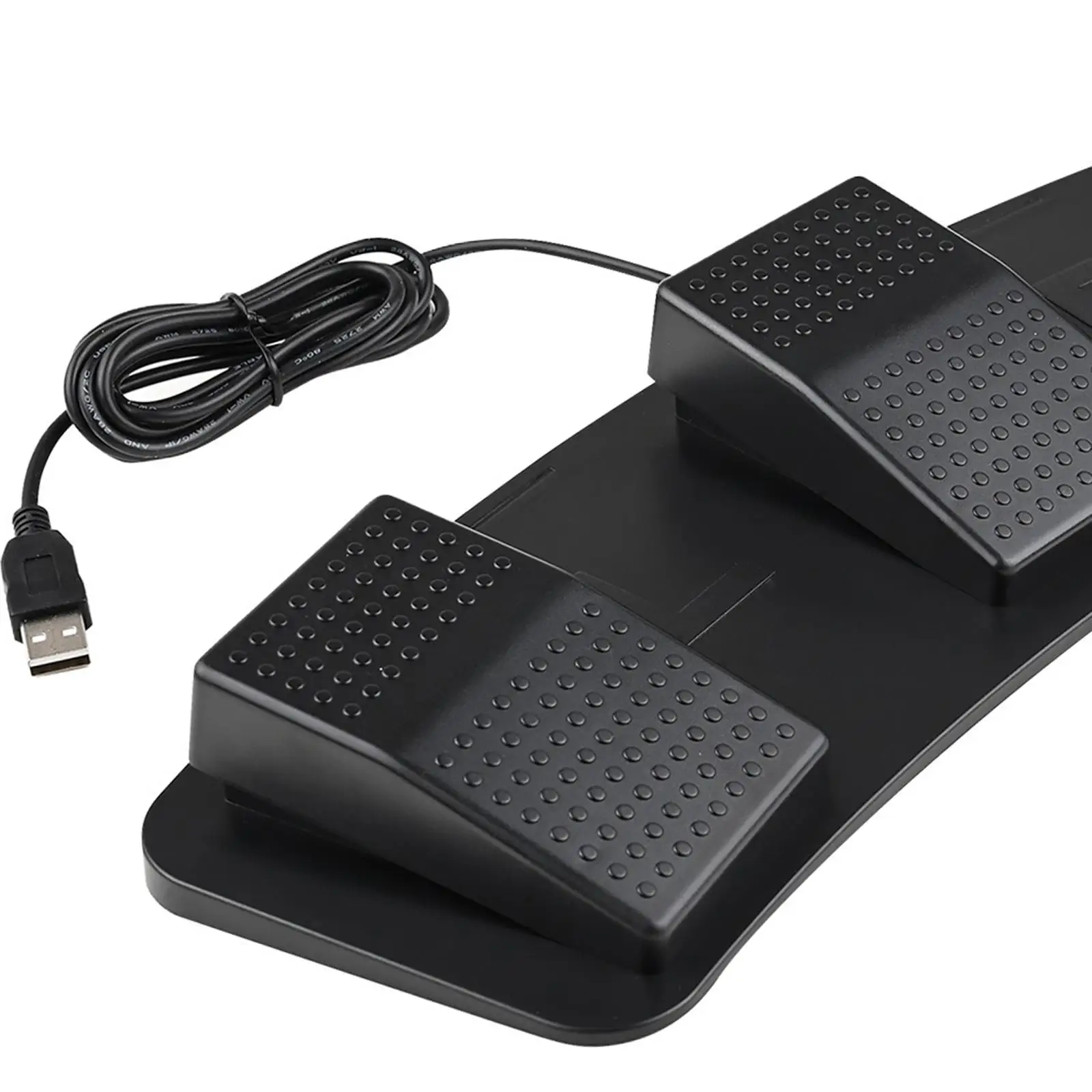 USB Foot Pedal Control Switch USB Foot Control Action Game Keyboard Mouse PC Laptop Customizable Suitable for gaming
