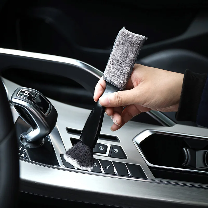 

Car Wash Brush Car Air Conditioner Out of Trend Cleaning Brush Dual-purpose Advanced Cleaning Tool Gap Brush Car Supplies
