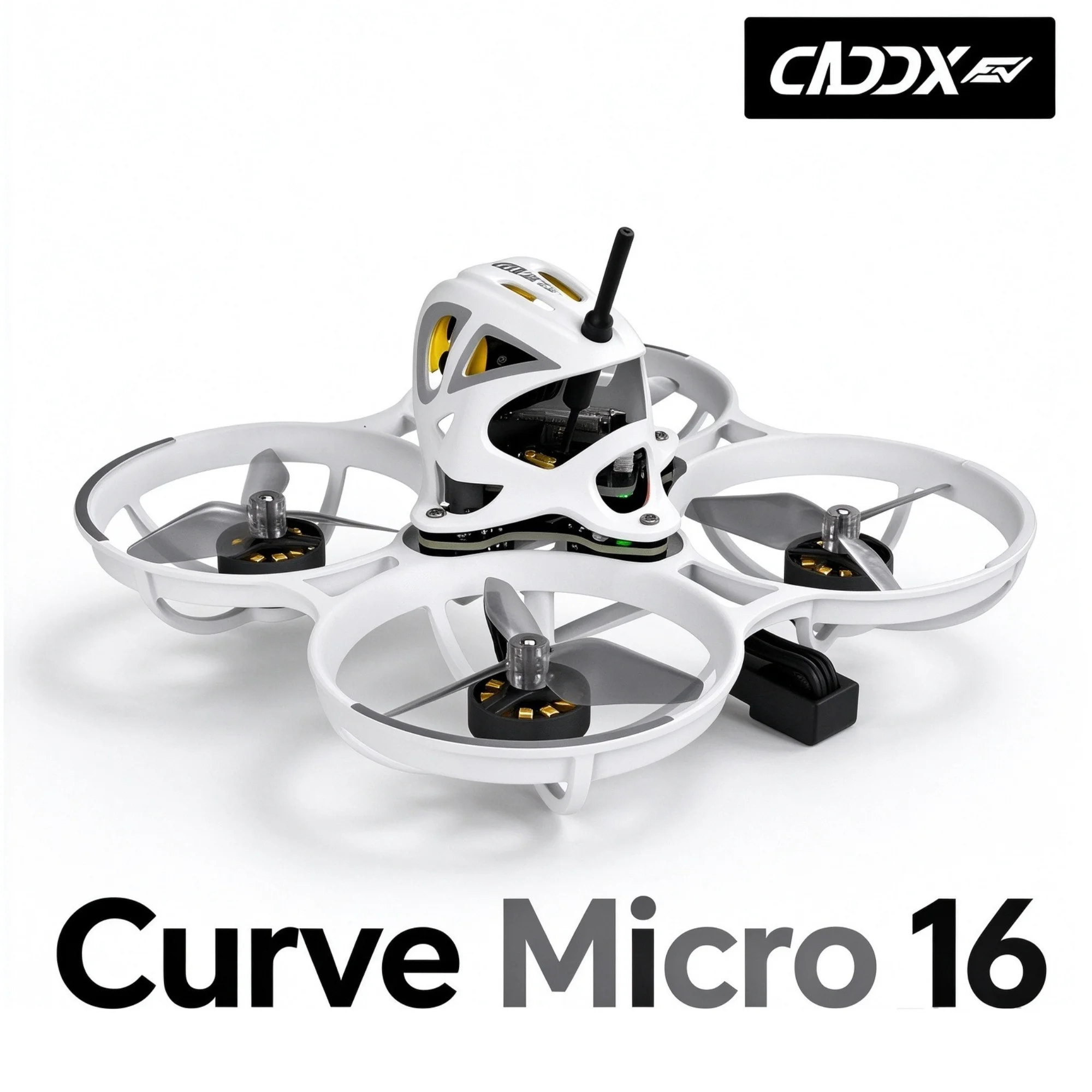 CADDXFPV CURVE Micro 16 Tiny Whoop FPV Drone Ascent HD Digital Video ELRS 1S Brushless Indoor Racing Freestyle RC Quadcopter