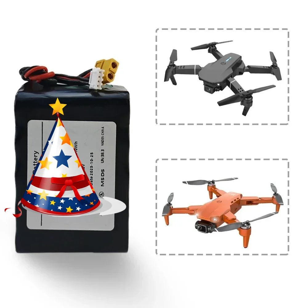 

Various RC Airplane Drone Quadrotor 3S5P 12V 17.5Ah UAV Rechargeable Li-ion Battery ,with Connector XH2.54+XT60