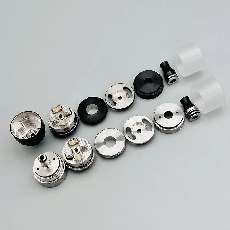 vape NOLA MTL RTA 22 مم 3.2 مل 316ss رذاذ علوي قابل لإعادة البناء بملف واحد مع دبوس هواء 0.8/1.2/1.5/1.8/2.0/2.5/3.0/3.5 مم