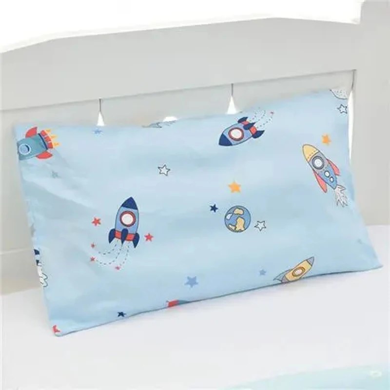 Lovely sarung bantal bayi tunggal 100% katun sarung bantal anak-anak lembut rumah empat musim sarung bantal kartun asrama siswa