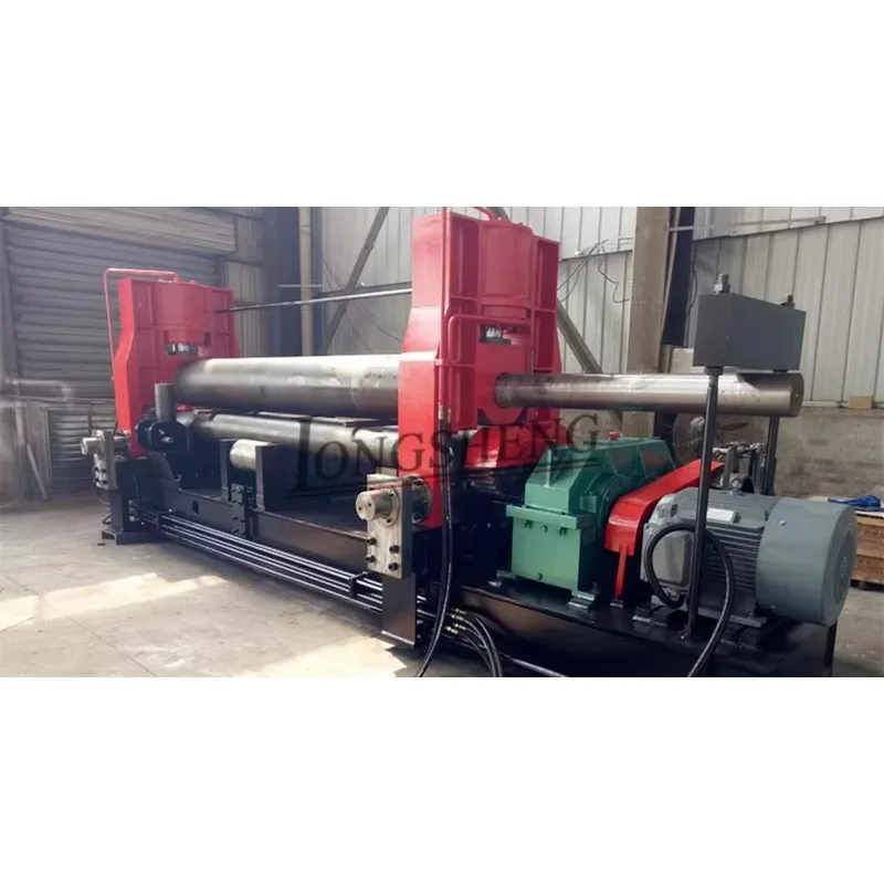 W11S-12X3200 3-لفة لوحة المتداول آلة لوحة هيدروليكية المتداول آلة 3 لفة للوحة سمك 12 مللي متر