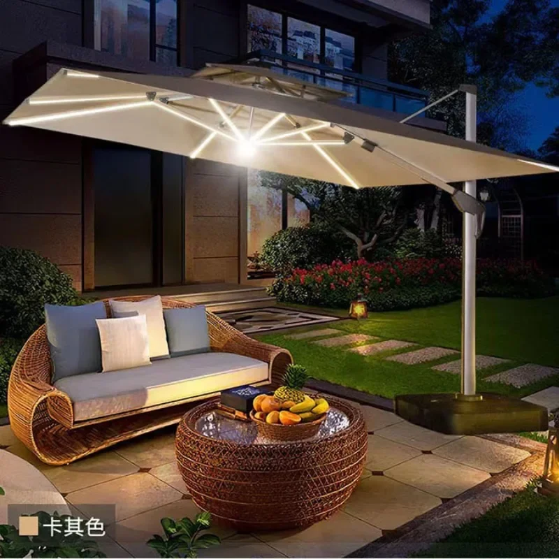 Outdoor Parasol Sun Umbrella Advertising Courtyard Garden Balcony Milk Tea Shop Cafe Guard Pavilion Umbrella