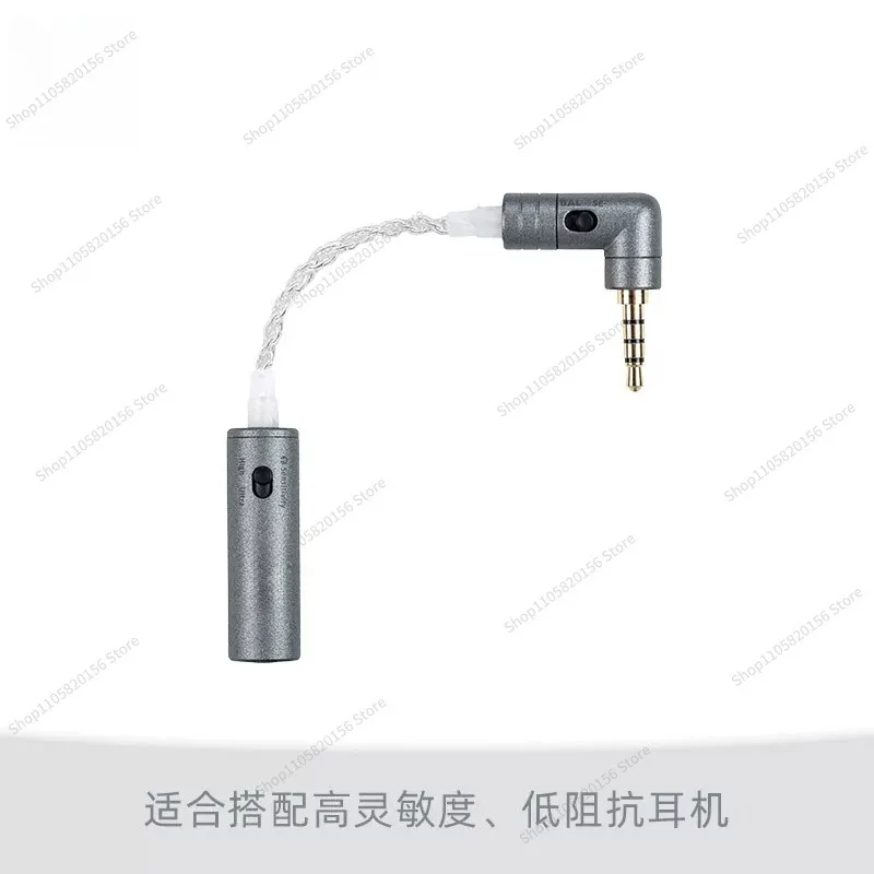 For 3.5mm Audio Headphone Attenuator Adjustable Impedance Single-Ended Balanced