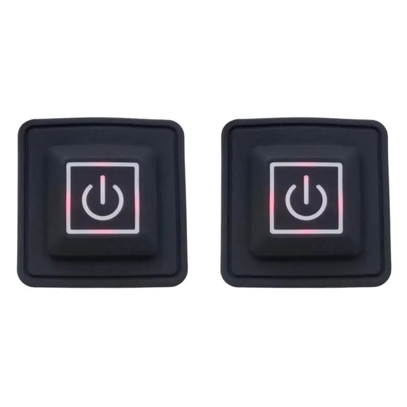 

AS95-10Pcs Electric Heating Clothes Three-Step Temperature Control Switch Waterproof Switch Silicone Temperature Control