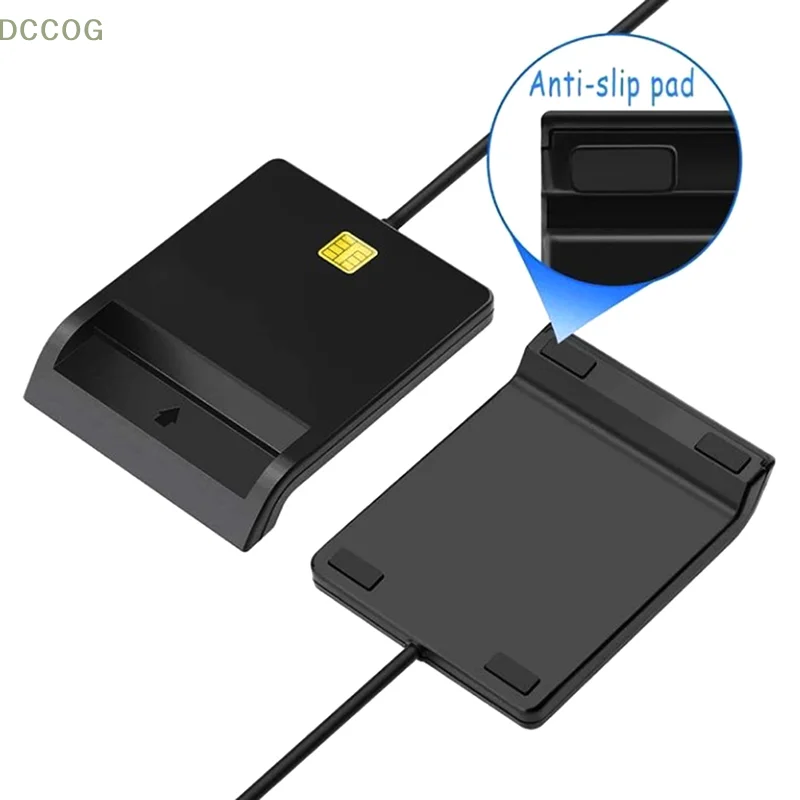 USB Smart Card Reader micro SD/TF memory ID Bank electronic DNIE dni citizen sim cloner connector adapter Id Card Reader