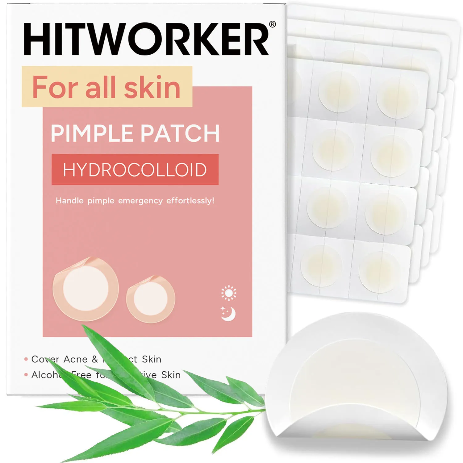 Invisible Waterproof Hydrocolloid Acne Patch for Facial Cleansing Care Essence Tool Accessory Suitable for All Skin Types