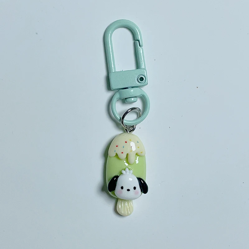 Schattige Ijs Sanrio Serie Hello Kitty Sleutelhanger Anime Mijn Melodie Hars Hanger Sleutelhanger Tas Opknoping Sieraden Meisjes Geschenken