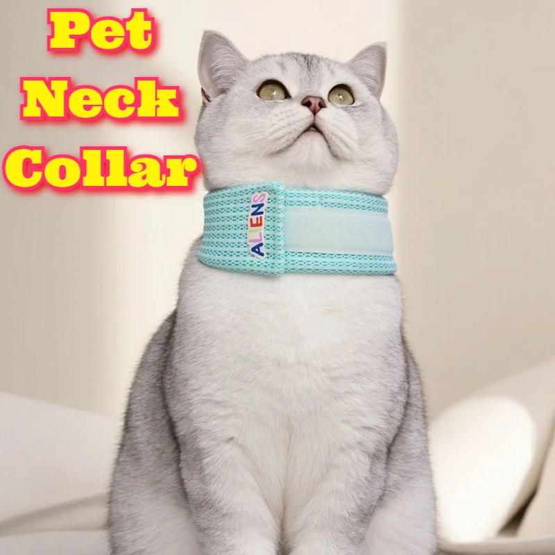 

‌Cat Cone Collar Adjustable Soft Collar Cats Neck Support Scratch Proof Recovery Elizabethan Cone After Surgery Pet Protective