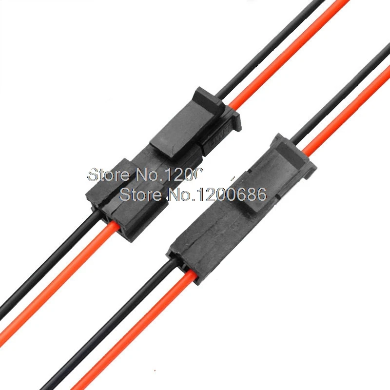 

10CM 22AWG Molex 3.0mm 2pin 43645-0200 Male Power wire harness Molex Micro-Fit 3.0 wire harness Molex 3.0 Pitch wire cable