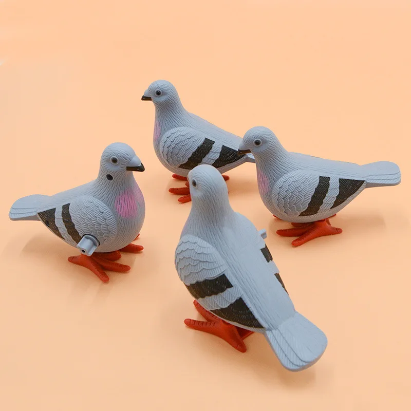 Jouet mécanique pour enfants, pigeon sautant, animal de simulation, enroulement mignon, jouets pour bébés diabétiques, cadeau de 2 à 4 ans, nouveau