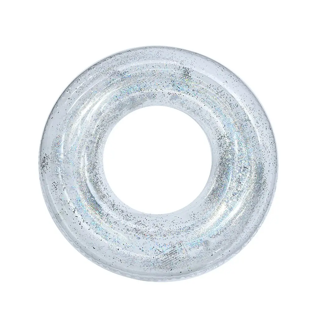 Adult Children Fun Transparent Inflatable Swimming Ring Safety Float Circle Pool  Swimming Pool