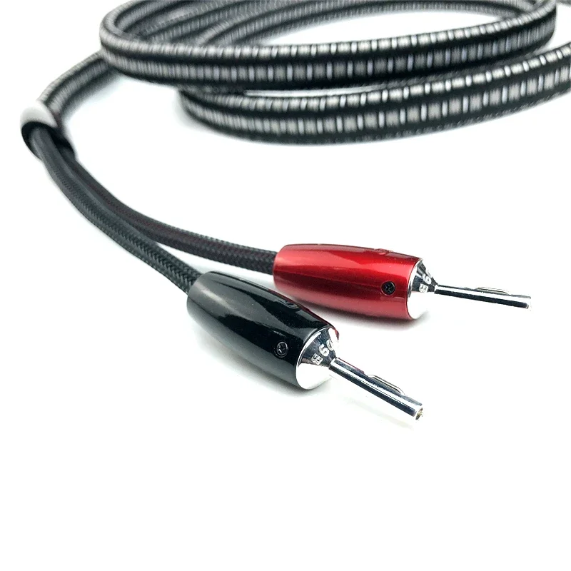 1szt K2 Center Speaker Cable Solid Perfect Surface Silver (PSS) Przewodniki HiFi Audio Amplifier Kable głośnikowe