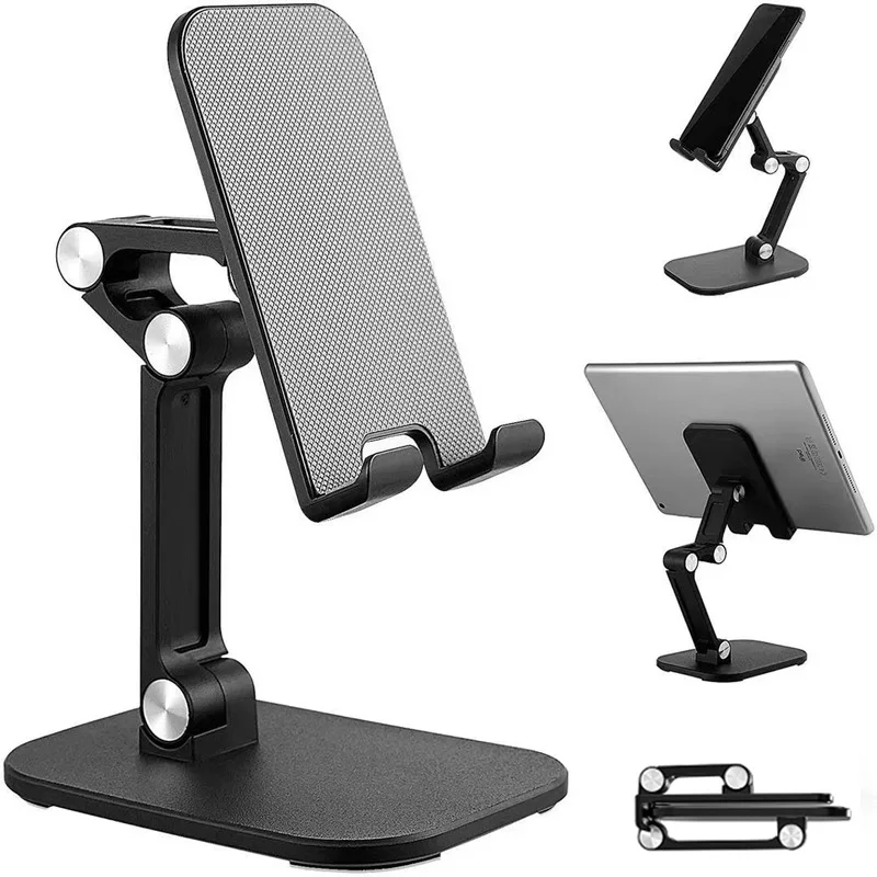 20PCS Foldable Desk Stand For Tablet Mobile Phone Desktop Stand for iPad xiaomi Samsung  Adjustable Universal Desk Bracket Stand