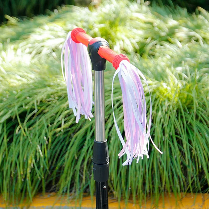 Colorful Bike Tassels Ribbon Fashion Bike Handlebar Streamers Funny Bicycles Ornaments for Kids Children