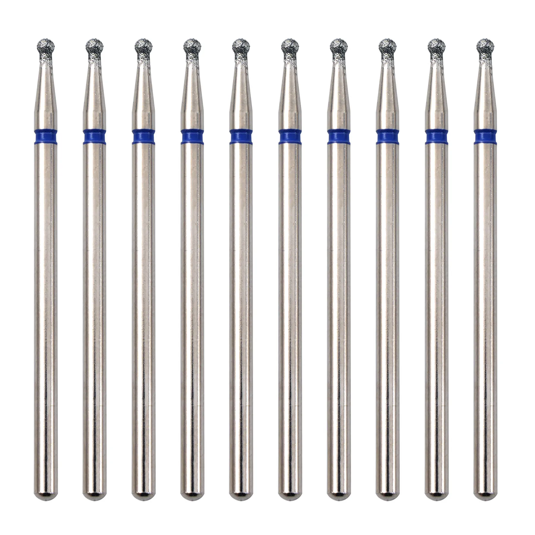 10 stuks diamant nagelboren set voor manicure acryl frees schacht pedicure gel remover nagel gereedschap accessoires