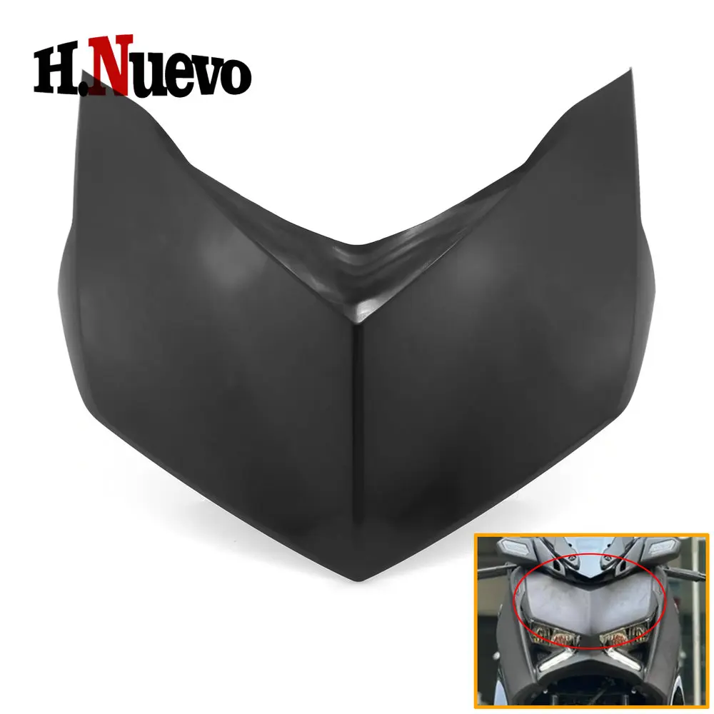 

Motorcycle Accessories Front Upper Headlight Cover Head Light Lamp Beak Nose Fairing For Yamaha XMAX300 2023 2024