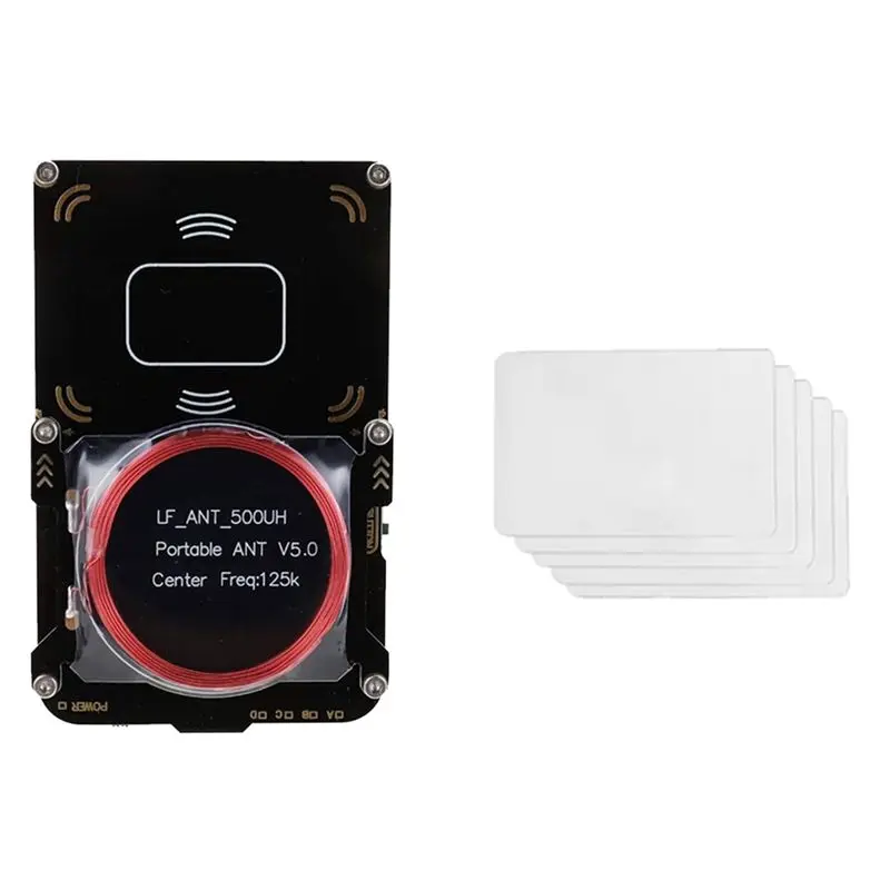 

FULL-Proxmark3 RFID Card Reader +5XCUID Card IC/ID Key Writer RFID Duplicator 5.0 Smart Chip Copier Programmer Kit