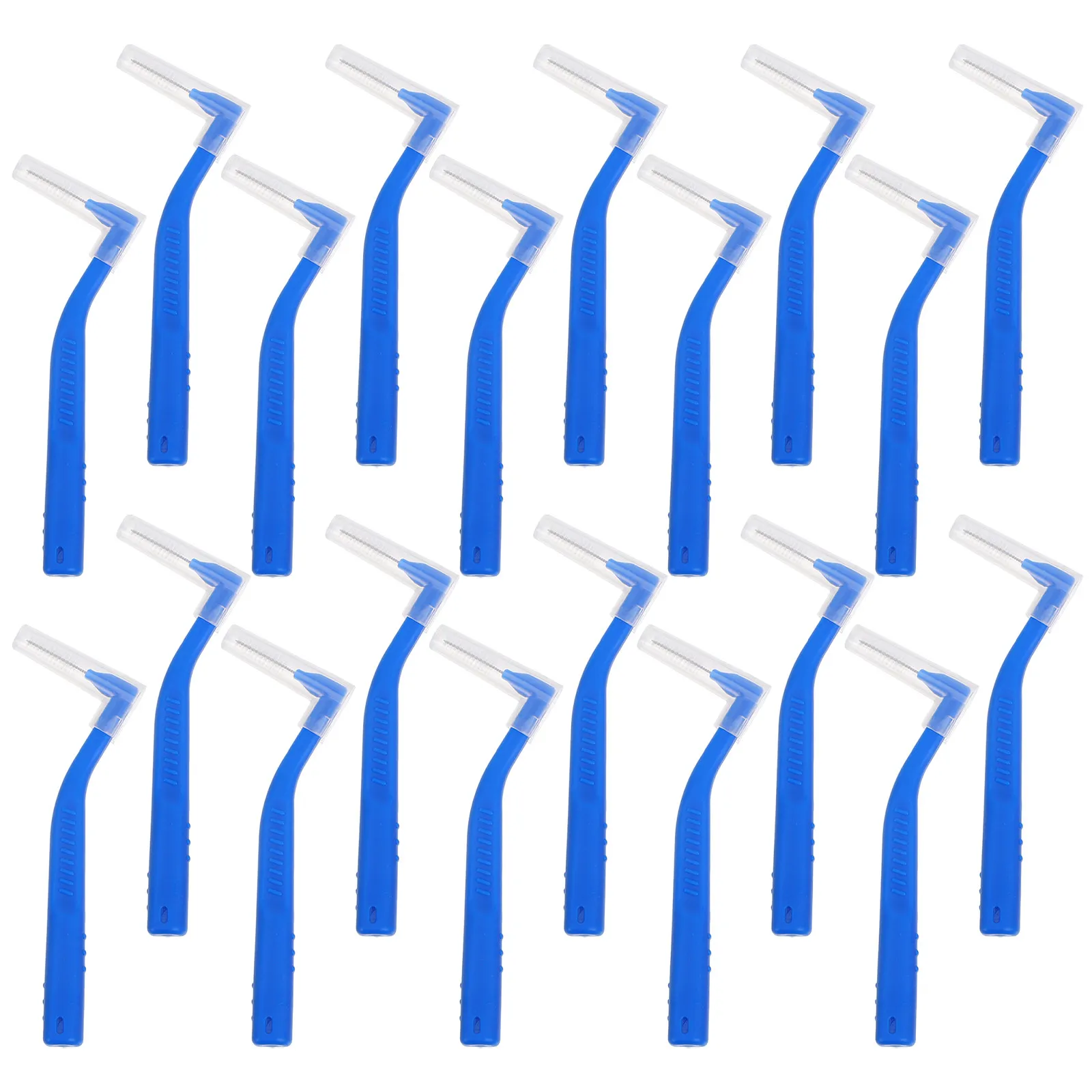 50 Pcs Dental Hygiene Kit Cleaning Brush for Braces between Teeth Cleaner Flossers Care Supplies Plaque Maintenance Tools