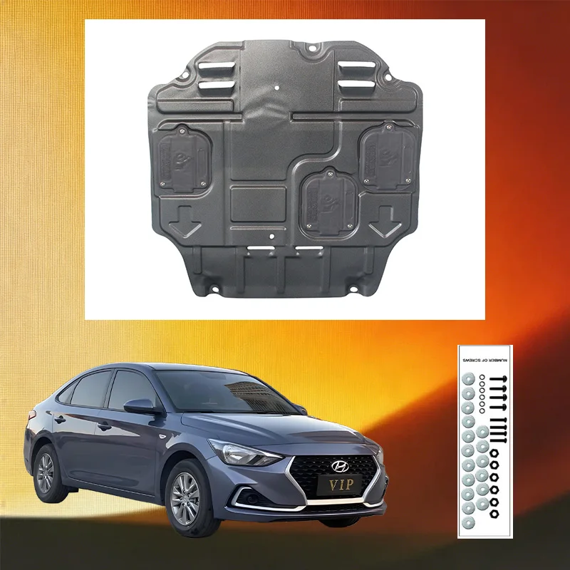 Durable Underbody Protection Engine Skid Plate For  Hyundai Elantra AD Sedan 2017-2020 1.6L  High Quality Engine Shield Car