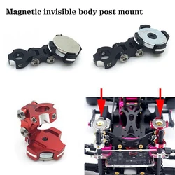 자기 자동차 쉘 포스트 마운트, 보이지 않는 바디 포스트 마운트, 1/10 SCX10 D90 사쿠라 D3 D4 RC 자동차 수정 부품